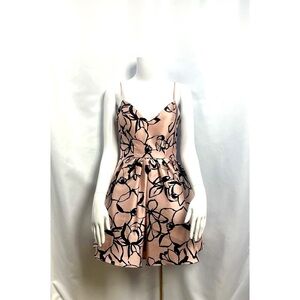 Vintage Y2K Romantic Christmas NYE Party Dress By Jump Apparel USA Made Size 1/2